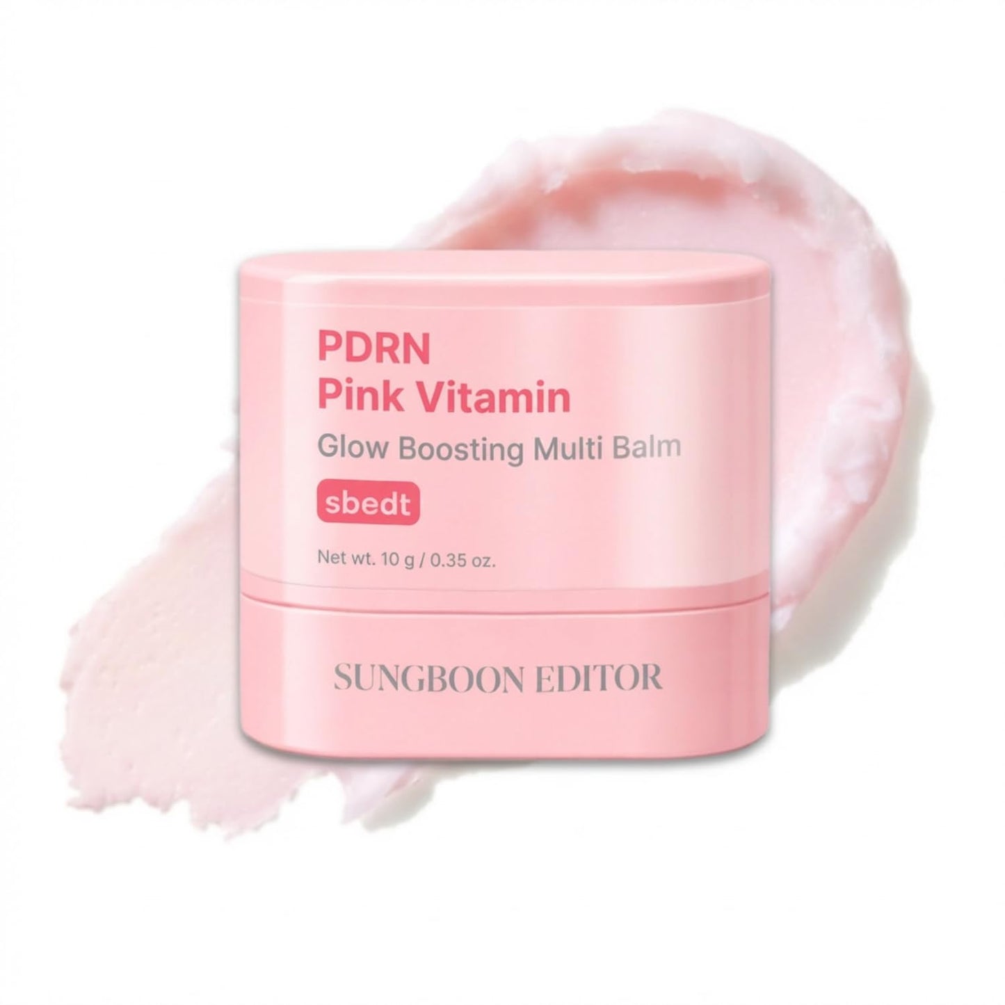 SUNGBOON EDITOR Pink PDRN & Volufiline Multi Balm, All-in-One Balm - Formulated with 5% Volufiline, a premium patented ingredient, to help visibly plump, smooth, and support a fuller-looking, bouncy complexion