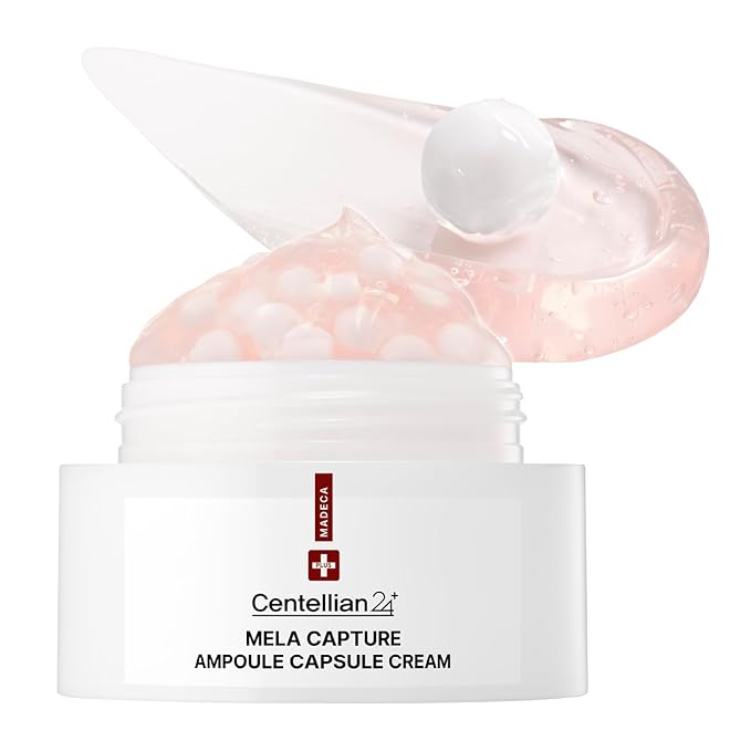 CENTELLIAN24 Madeca Mela Capture Ampoule Capsule Cream (Ampoule Cream)Anti-Aging Face Moisturizer with Peptides & Centella Asiatica, Hydrating