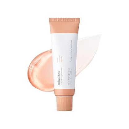 mixsoon PDRN Collagen Cream - Firming, Hydrating and Revitalizing Lightweight Face Gel, Radiance Collagen Peptides, Nourishing Moisturizer for Smooth Skin 50ml