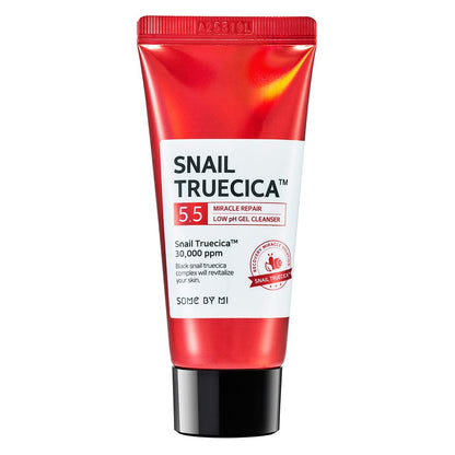 SOME BY MI Snail Truecica Miracle Repair Starter Kit- Toner, Serum, Gel Cleanser, Cream - Damaged Skin Solution for Sensitive Skin/Facial Skin Care Set