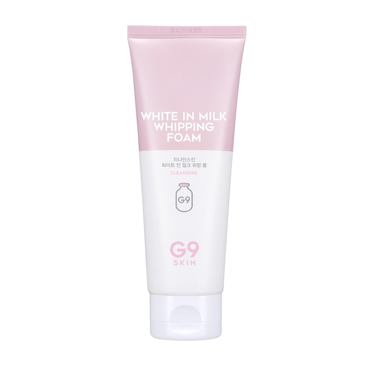 G9SKIN White in Milk Whipping Foam – Moisturizing Whipped Facial Cleanser for Radiant Skin