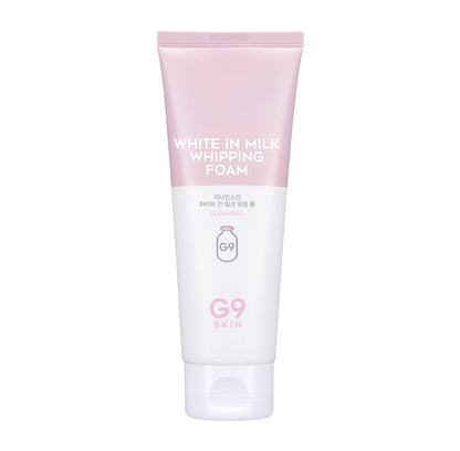 G9SKIN White in Milk Whipping Foam – Moisturizing Whipped Facial Cleanser for Radiant Skin