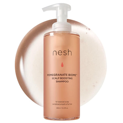 Nesh Pomegranate Biome Scalp Shampoo – Korean Hydrating Shampoo for Dry, Sensitive Scalp