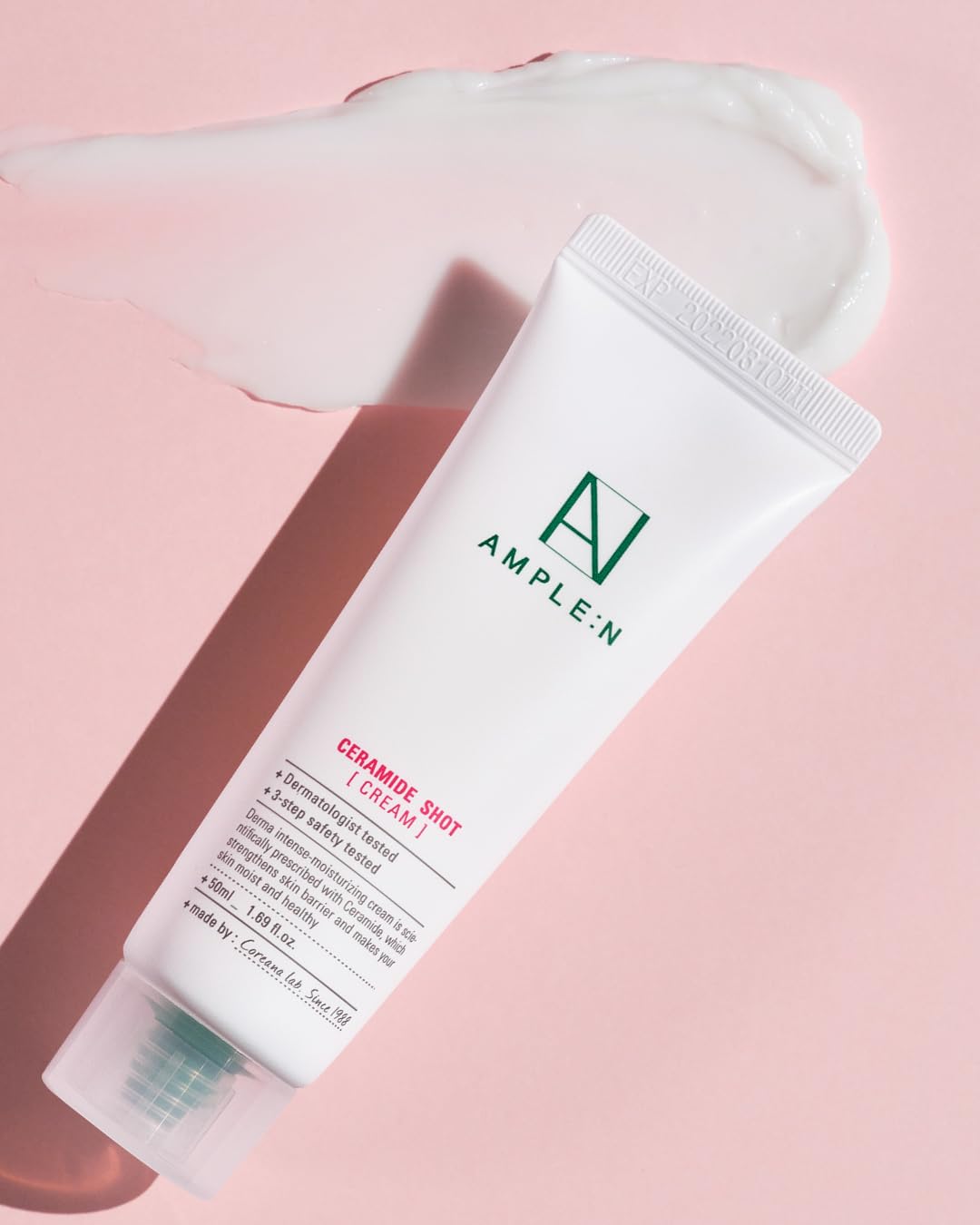 AMPLE:N Ceramide Shot Cream - Hydrating Moisturizer Unscented for