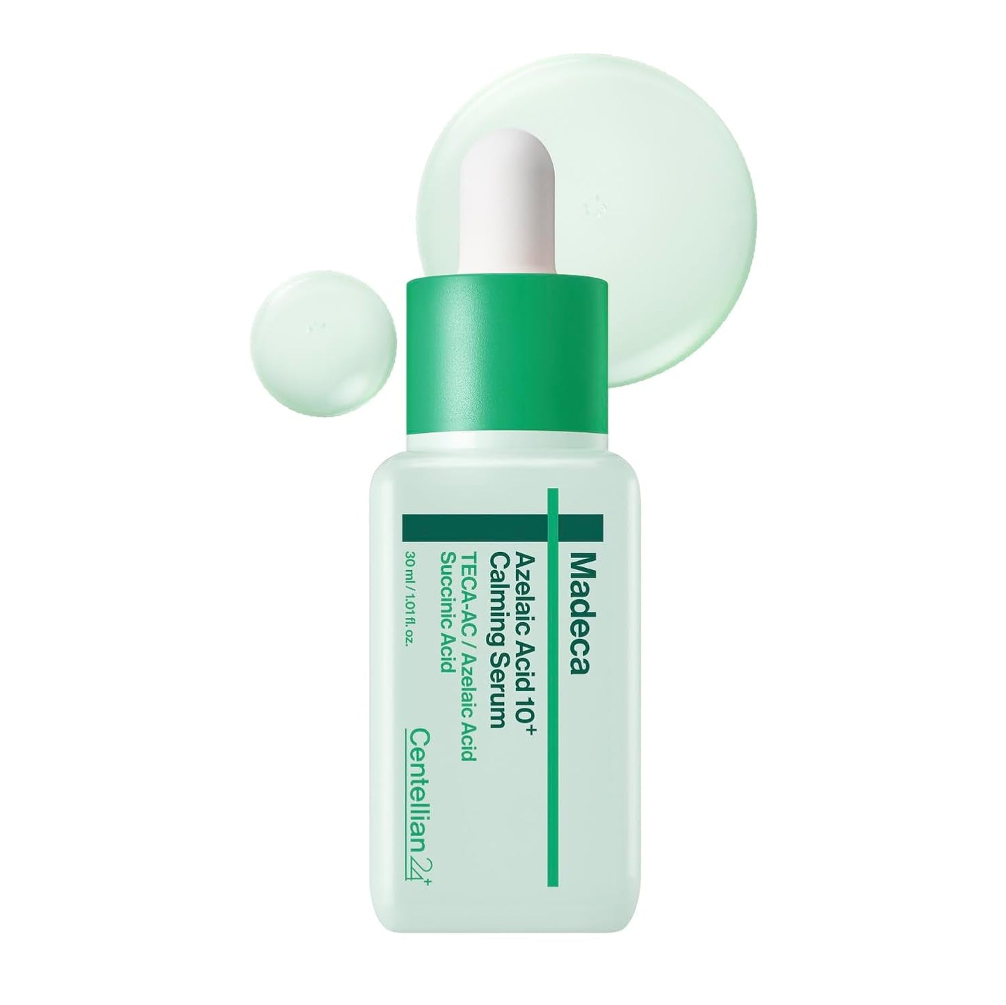 CENTELLIAN 24 Madeca Azelaic Acid 10+ Calming Serum – Cooling Redness Relief, Sebum Control, Pore Minimizing & Post Acne Mark Care for Sensitive Acne Prone Skin