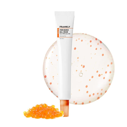 FRANKLY Salmon PDRN Bounce Ball Cream – 99% Pure Salmon DNA Moisturizer for Skin Repair & Glow | Post Microneedling Recovery & Barrier Repair | Lightweight Gel Cream | Korean Skincare