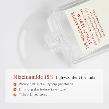 Dr.Althea 15% Niacinamide Purity Serum, 1.01 Fl Oz, Korean Vegan Skin Care Niacinamide for Dark Spot & Uneven Skin Tone & Pore Care, Serum Control with Zinc.