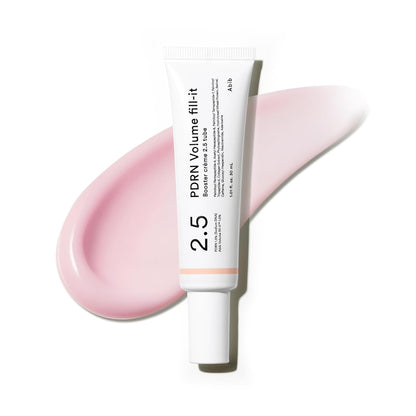 Abib PDRN Volume fill-it Booster Cream 2.5 tube | Facial Volume Plumping with PDRN 15,000ppm Peptides Retinal | For Forehead, Smile Lines & Neck Wrinkles | Anti-Aging Firming
