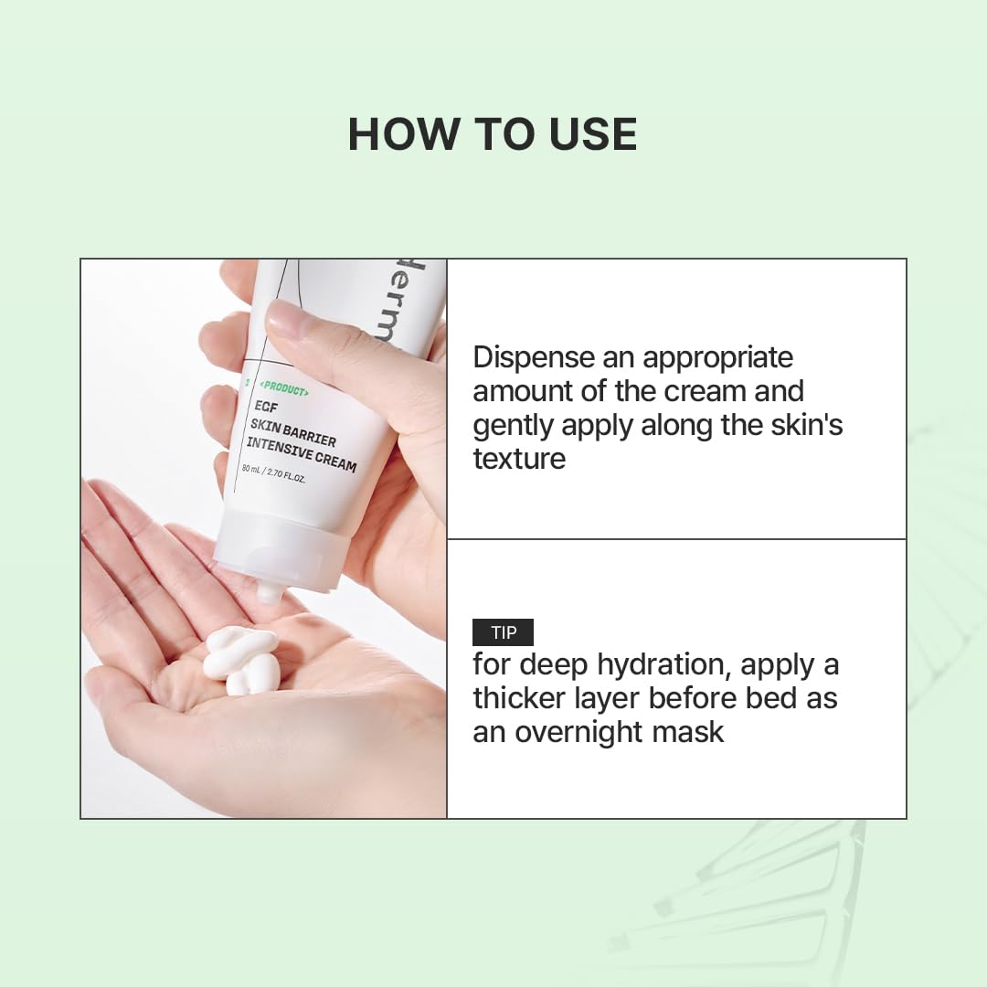 Zipiderm EGF Skin Barrier Intensive Cream, Face Moisturizer