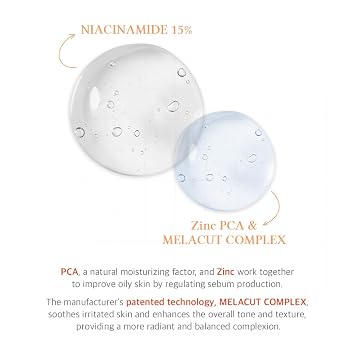 Dr.Althea 15% Niacinamide Purity Serum, 1.01 Fl Oz, Korean Vegan Skin Care Niacinamide for Dark Spot & Uneven Skin Tone & Pore Care, Serum Control with Zinc.