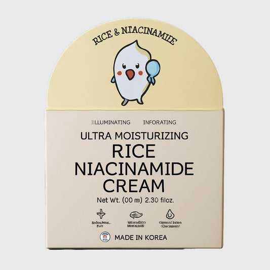 BONNYHILL Rice Niacinamide Face Cream - Reduces the appearance of uneven skin tone, minimizes the look of pores, and supports the skin's moisture barrier