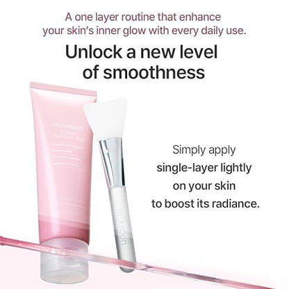 mixsoon Collagen Glass Skin Mask - Hydrating and Firming Collagen Wrapping Peel Off Mask, Low Molecular Face Mask, Radiant Smooth Finish for Glowing Skin