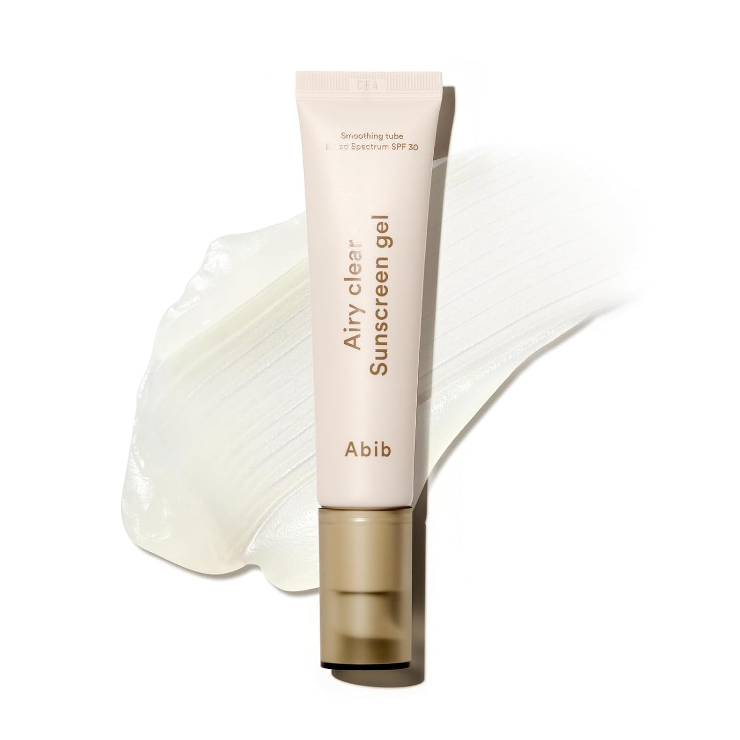 Abib Airy Clear Sunscreen Gel SPF 30, Semi-matte, Pore-smoothing Primer with SPF, Korean Suncreen with No White Cast, Suncare, Skincare