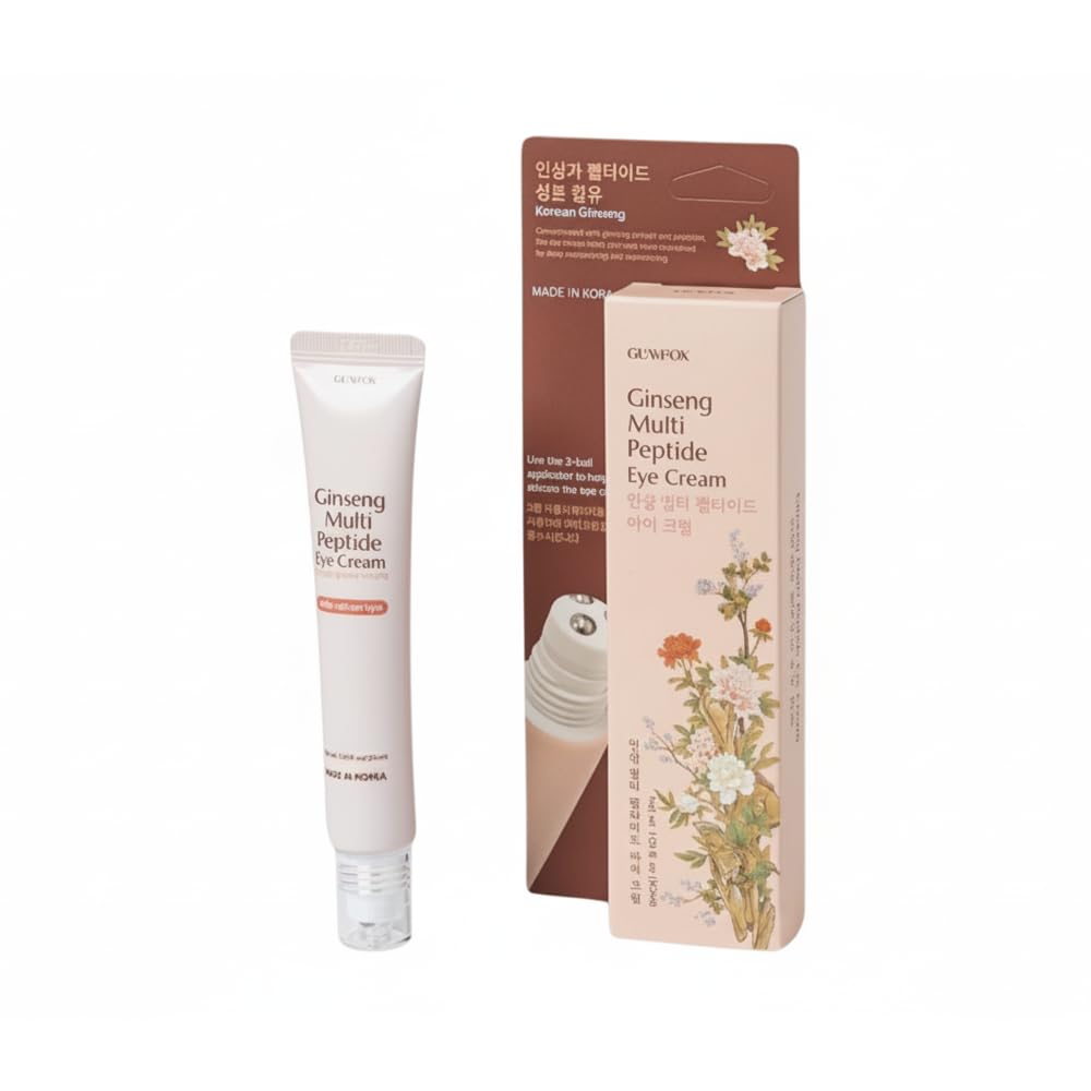 Ginseng Multi Peptide Eye Cream with Massage Roller