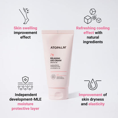 ATOPALM Maternity Care Relaxing Leg Cream | Swelling Relief Calming Cream for Swollen legs and weakened skin elasticity | Refreshing Cooling Effect of Reducing Legs Skin Tempreature
