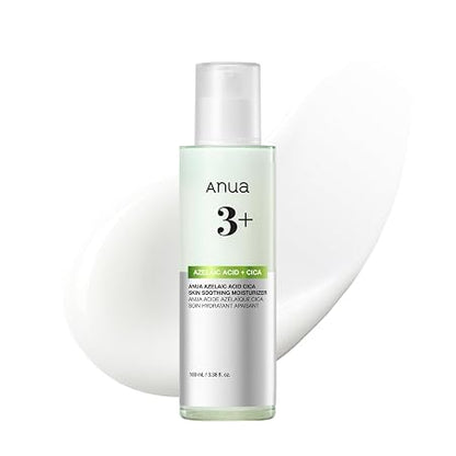 ANUA Azelaic Acid CICA Skin Soothing Moisturizer, Lightweight & Redness Relief, For Acne Prone Skin