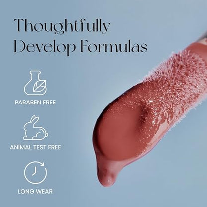Peripera Ink Glasting Lip Gloss | Non-Sticky, High-Shine Finish | Fuller-Looking Lips, Nourishing Formula | Long-Lasting Wear, Safe for Sensitive Lips, K-Beauty Makeup (016 ALL THAT BERRY)