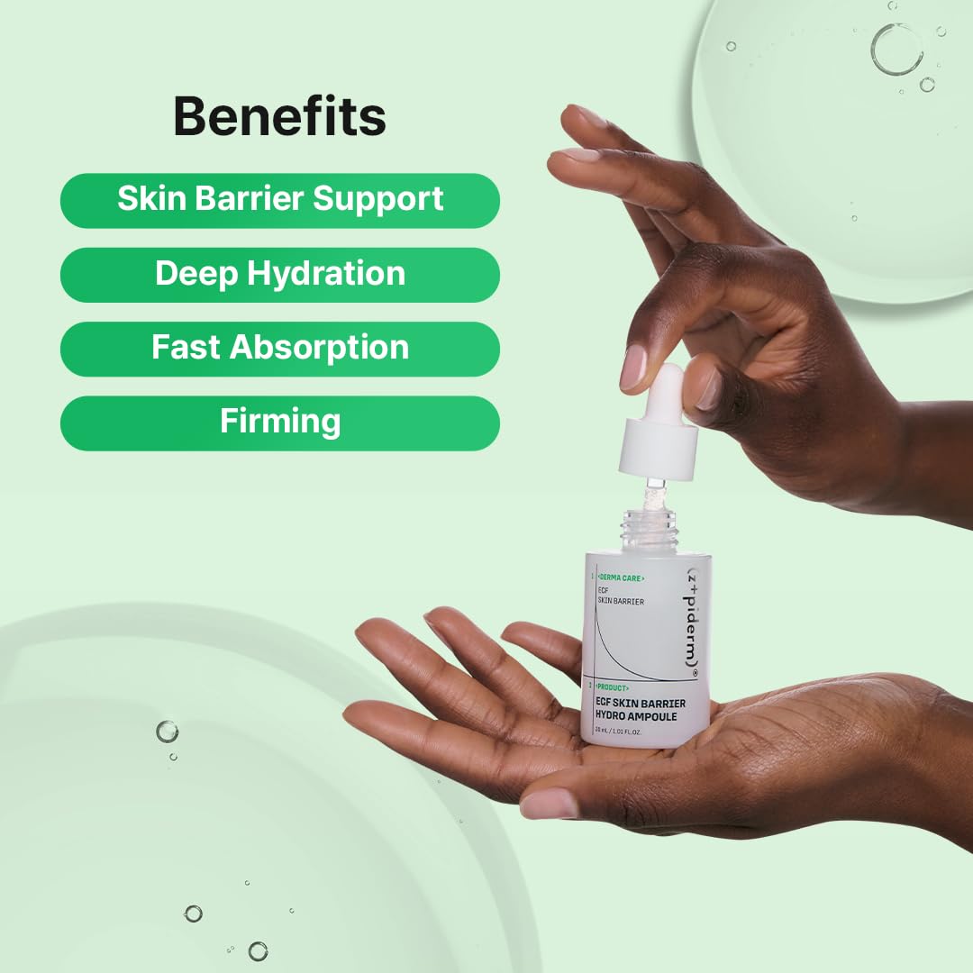 Zipiderm EGF Skin Barrier Serum, Lightweight Hydro Ampoule