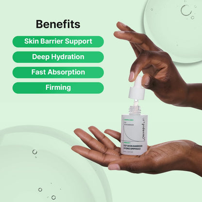 Zipiderm EGF Skin Barrier Serum, Lightweight Hydro Ampoule