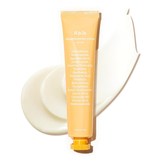 Abib Glutathiosome Cream Vita Tube, Face Moisturizer with Niacinamide & Vitamin C for Dull, Uneven Looking Skin Tone, Hydrating Gel Cream, Korean Skincare