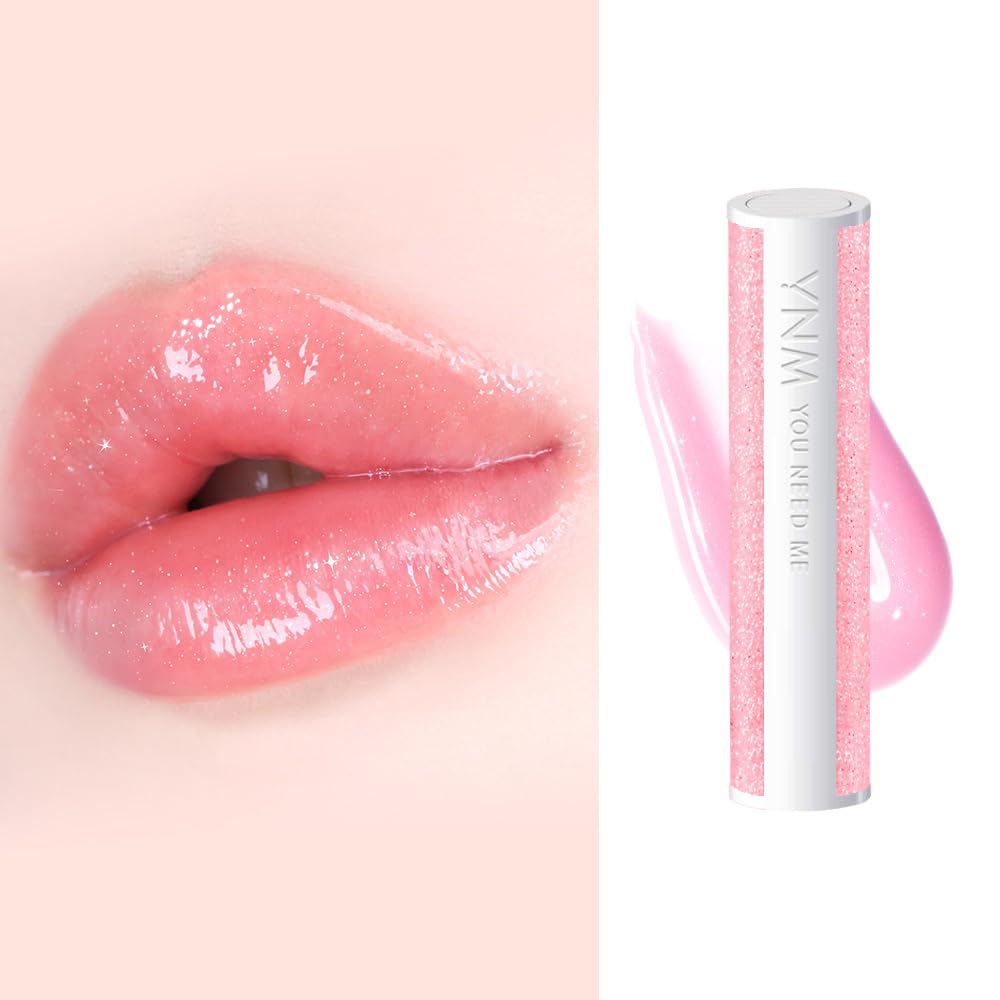 YNM Ultimate Lip Plumpe, 01 PINK SPARKLE, Intense Lip Plumper, Moisturizing, Hydrating, High-Shine Sheer, Intense
