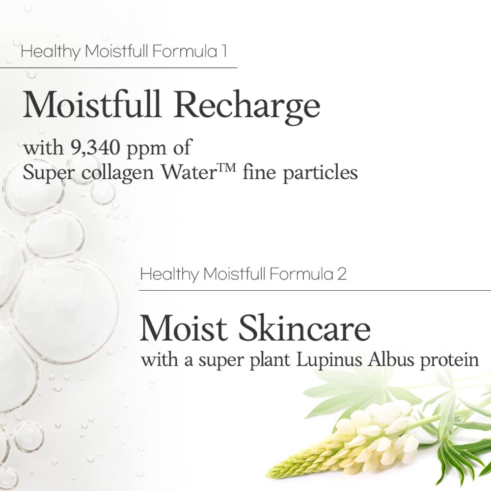 ETUDE Moistfull Collagen Cleansing Foam, Face Wash, Foam Cleanser, Super Collagen Water, Lupinus Albus Protein, Gentle Cleansing, Clinically Tested, Korean Skin Care, Beauty