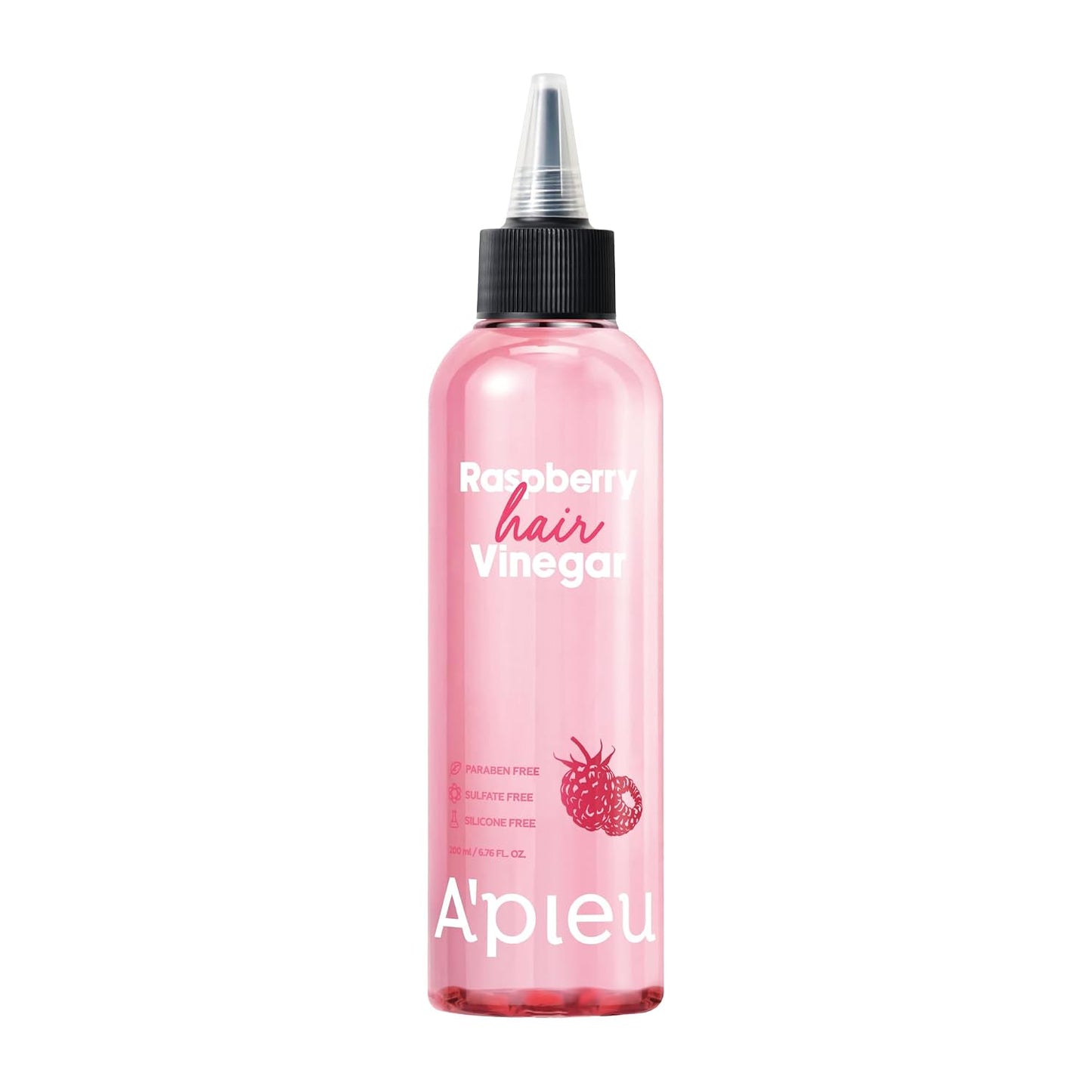 A'PIEU Raspberry Hair Vinegar Rinse, Scalp Cleanser for Dandruff, Buildup & Excess Oil, Smooth & Shiny Hair, Itchy Scalp Relief, pH Balancing, Fresh Raspberry Scent, Korean Haircare