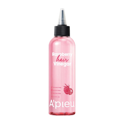 A'PIEU Raspberry Hair Vinegar Rinse, Scalp Cleanser for Dandruff, Buildup & Excess Oil, Smooth & Shiny Hair, Itchy Scalp Relief, pH Balancing, Fresh Raspberry Scent, Korean Haircare
