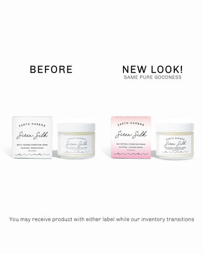 Earth Harbor SIREN SILK Multi-Tasking Hydration Creme Packed with 20 Botanical Actives, Vegan & Cruelty-Free Night Cream with Sea Retinol Alternative for Intense hydration, Fine Lines & Wrinkles