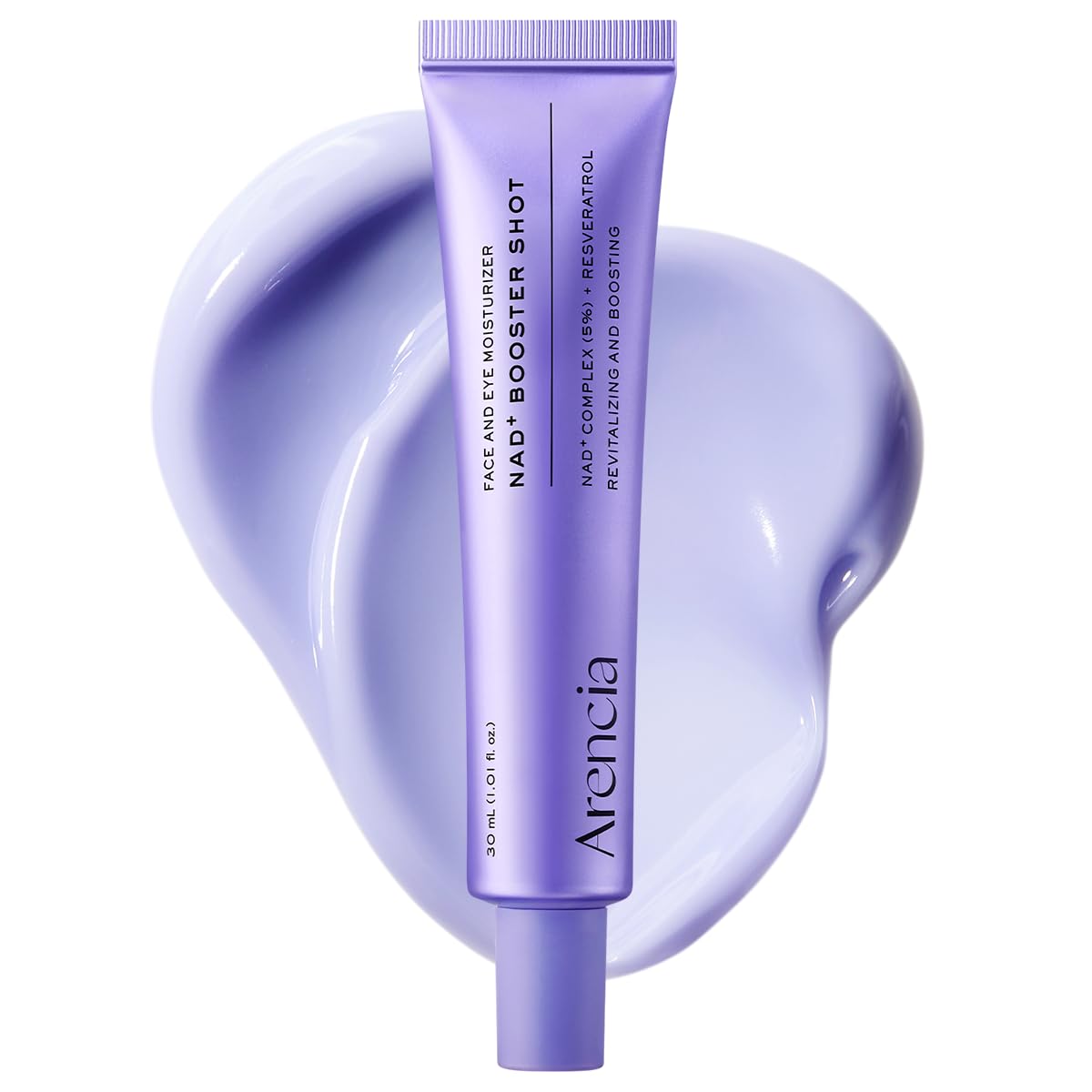 Arencia NAD+ Serum Booster Shot with 5% NAD+ Complex & Resveratrol, Hydration & Barrier Support