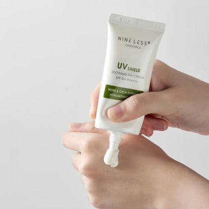 Nineless Essentials UV Shield Soothing Sun Cream 50g - Vegan, gentle sunscreen