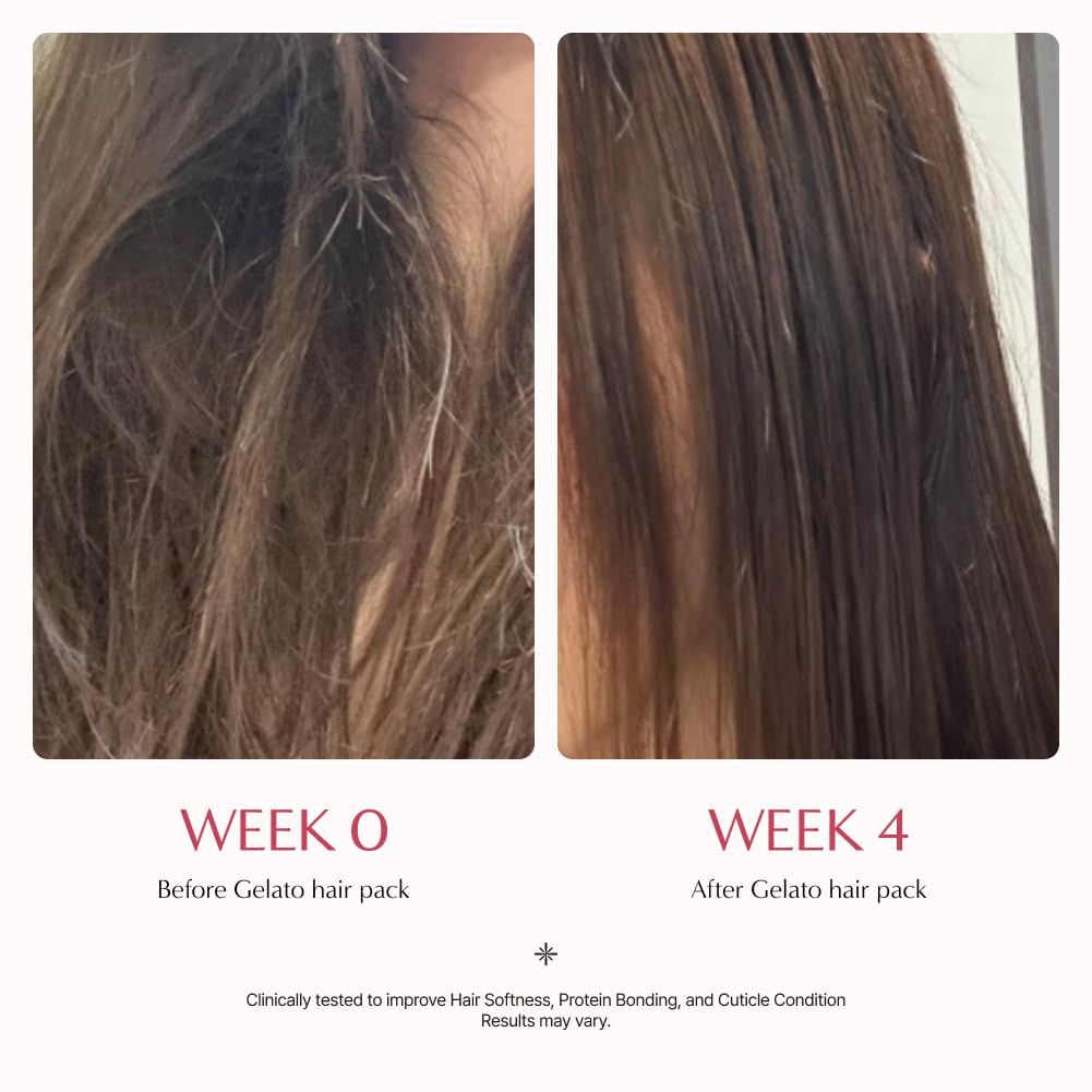 lilyeve REPAIRTURN Bouncy Berry Gelato Hair Pack, Milk Protein