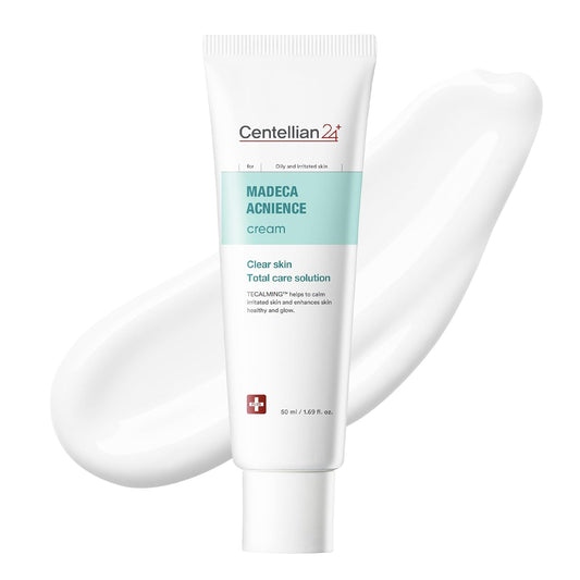 CENTELLIAN 24 Madeca Acnience Cream - Revitalizing & Hydrating Blemish Care Cream, Balances Oil & Moisture, Non-Comedogenic, Low Irritation, Korean Skin Care. Centella Asiatica Extract
