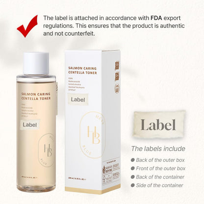 HEVEBLUE Salmon Caring Centella Toner - Salmon PDRN, pH 5.5, Salmon Egg Extract, Centella, Madecassoside, Restore and Rejuvenate, Refine Skin Texture, Low Irritation, Korean Skincare, K-Beauty