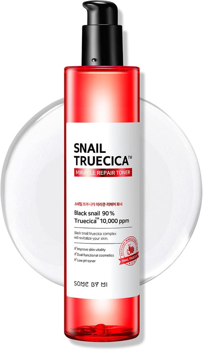SOME BY MI Snail Truecica Miracle Repair Toner - Made from Snail Mucin for Sensitive Skin, Daily Repair Face Toner with Skin Texture and Pigmentation Care, Korean Skin Care