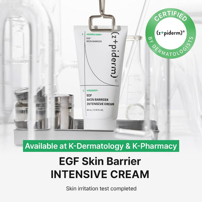 Zipiderm EGF Skin Barrier Intensive Cream, Face Moisturizer