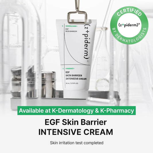 Zipiderm EGF Skin Barrier Intensive Cream, Face Moisturizer