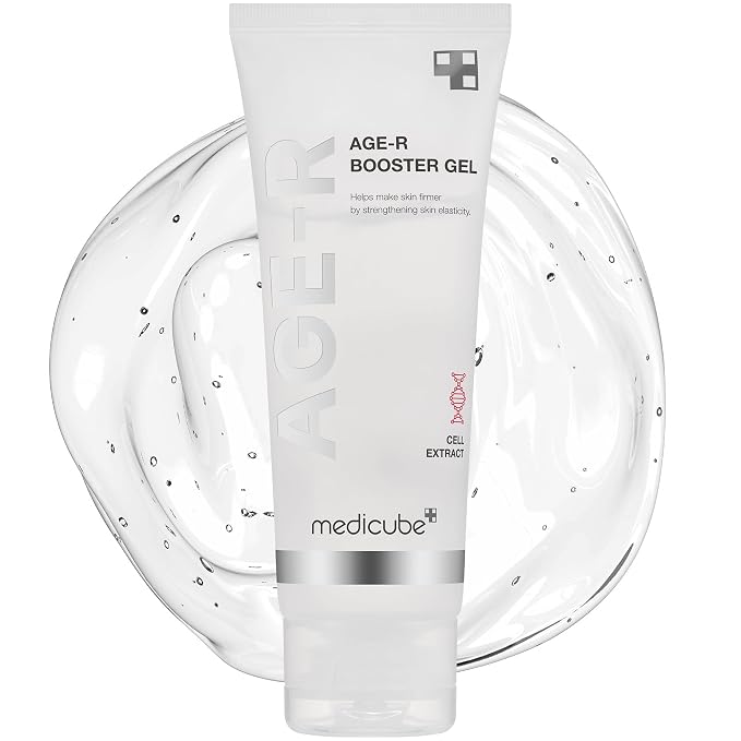Medicube Age-R Booster Gel Serum for Skin Care Devices - Moisturizing and Nourishing Facial Serum with Plant Stem Cell Extract, Hyaluronic Acid, Collagen - Hypoallergenic