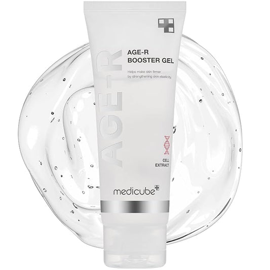 Medicube Age-R Booster Gel Serum for Skin Care Devices - Moisturizing and Nourishing Facial Serum with Plant Stem Cell Extract, Hyaluronic Acid, Collagen - Hypoallergenic