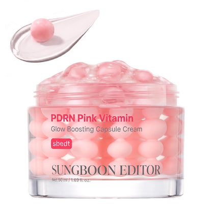 SUNGBOON EDITOR Pink PDRN Vitamin Capsule Cream, Vitamin B12