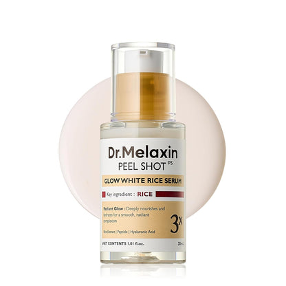 Dr.Melaxin Peel Shot Glow Rice PDRN Serum Facial Skin Care Smooth Texture For Pore Care Korean Skin Care