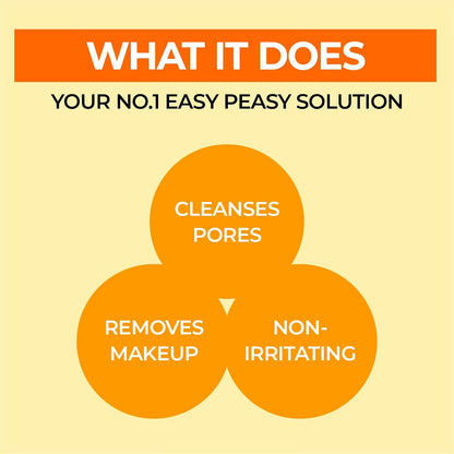numbuzin No.1 Easy Peasy Cleansing Oil, Lightweight Makeup Remover & Facial Cleanser, Waterproof Makeup & Blackhead Care, Corn & Macadamia Seed Oil, Fragrance-Free