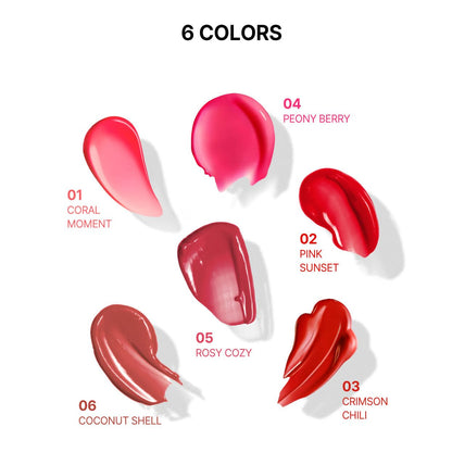 YNM Candy Gloss Balm, 06 COCONUT SHELL K-beauty, Tinted, Color Lipstick Balm, Glossy, Moisture, korean, Jelly lips, Non-Sticky and Long-lasting