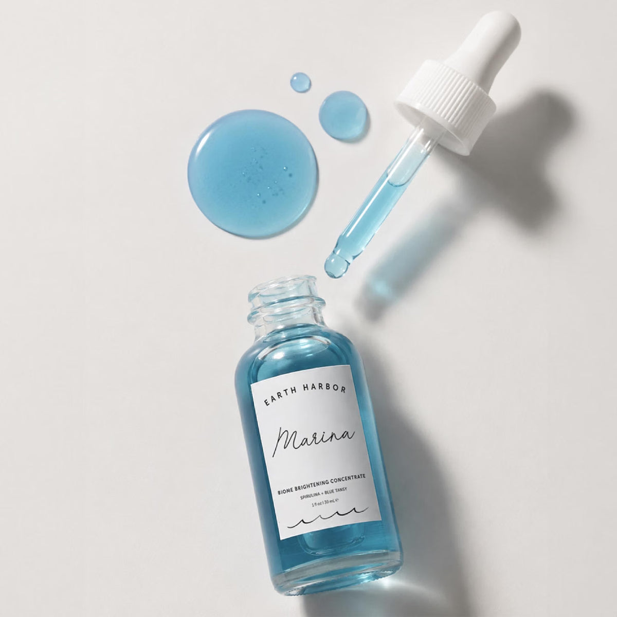 Earth Harbor Marina Biome Concentrate, Squalane & Blue Tansy Facial Serum