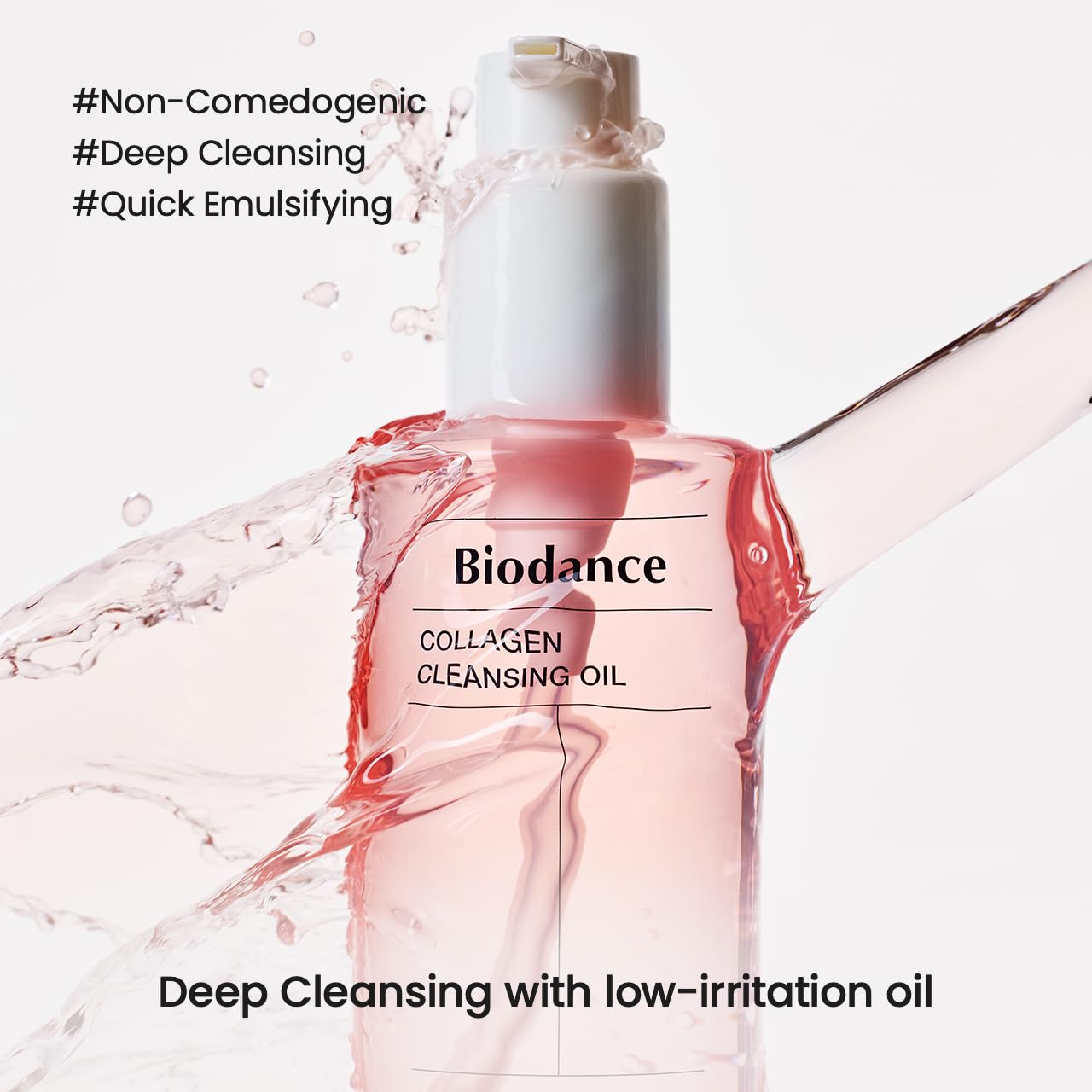 BIODANCE Collagen Cleansing Oil, Facial Oil Cleanser, Gentle Makeup Remover, Bleackhed and Whitehead Remover for Sensitive Skin, Korean Skin Care