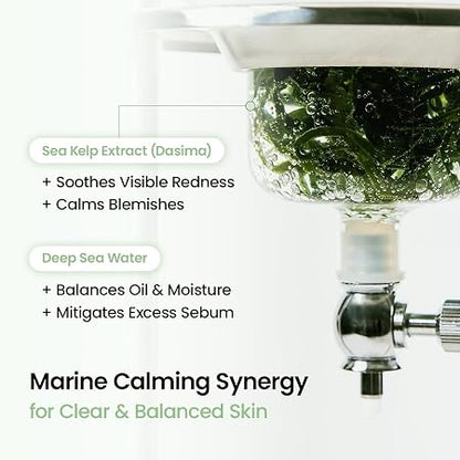 BIODANCE Refreshing Sea kelp Real Deep Mask, Overnight Hydrogel Face Mask, Calming, Oil & Sebum Control, Blemish Care, After Sun Care, Sunburn Relief (1x)