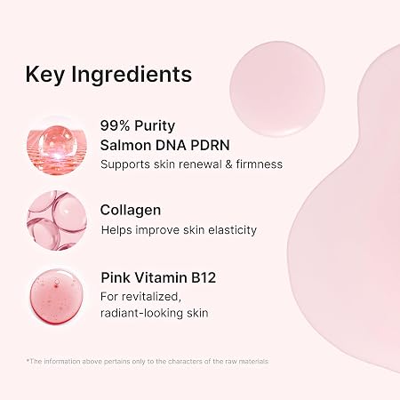medicube Salmon DNA PDRN Pink Vitamin Coated Sheet Mask 10EA | Sheet Mask for Hydration, Firming, and Balanced Skin | Luxurious At-Home Care