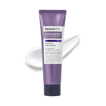 HEIMISH RX Amino Keratin Heat Protecting Leave In Treatment - Heat Protectant Cream, Leave-in Styling Hair Cream Treatment for Damaged Hair, Strengthening, Frizz Control