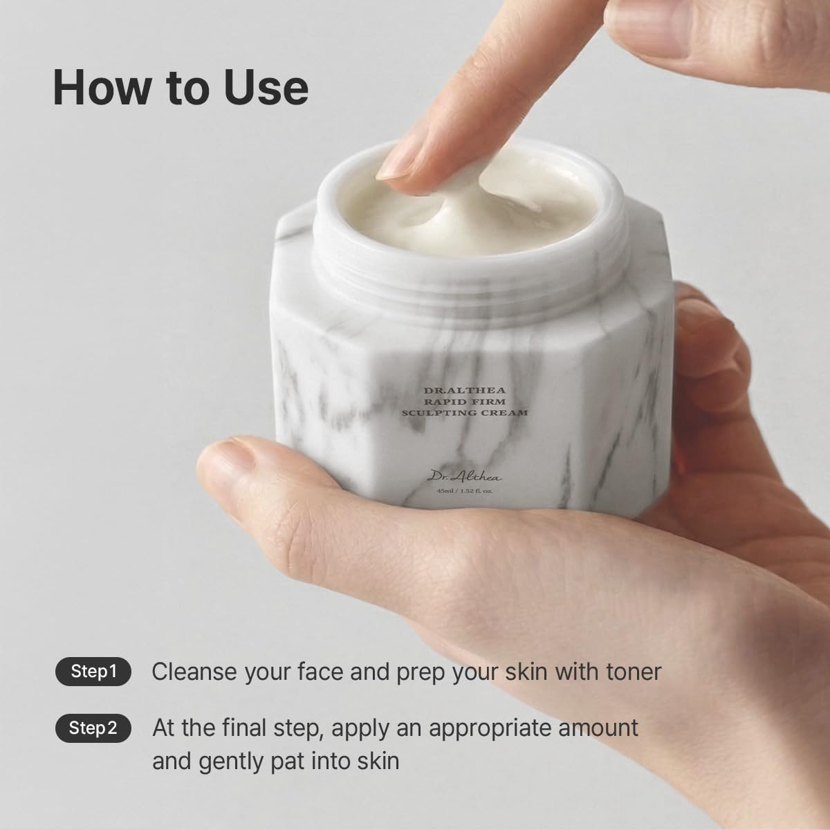 Dr.Althea Rapid Firm Sculpting Cream, Korean Vegan Skin Care