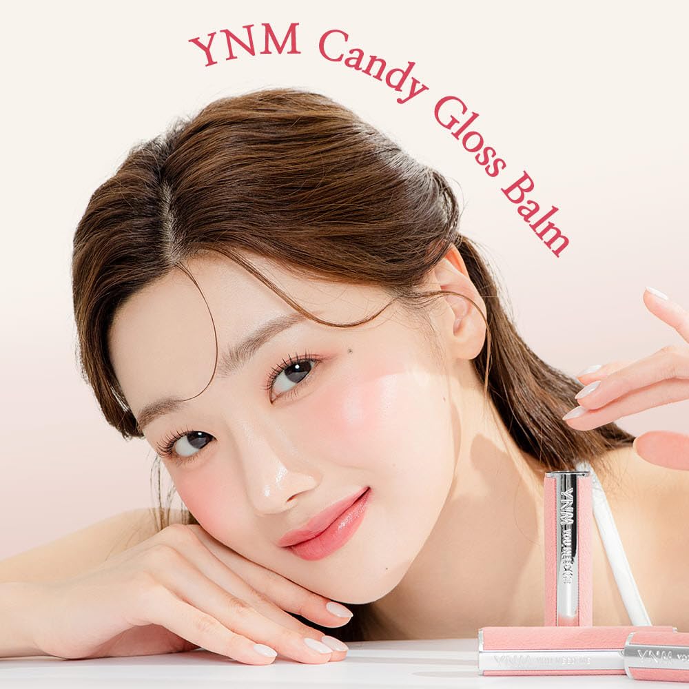 YNM Candy Gloss Balm, 06 COCONUT SHELL K-beauty, Tinted, Color Lipstick Balm, Glossy, Moisture, korean, Jelly lips, Non-Sticky and Long-lasting